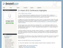 Tablet Screenshot of boostcon.boost.org