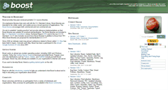 Desktop Screenshot of boost.org